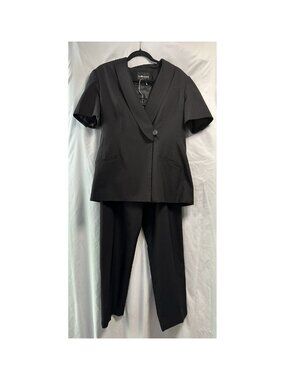 Sag Harbor Vintage 3-Piece Pinstripe Suit Set (Size 10)